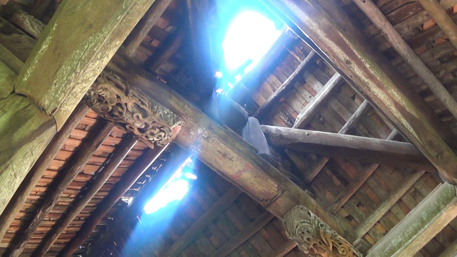 Vĩnh Phúc: Đình làng Đình Chu đang xuống cấp nghiêm trọng